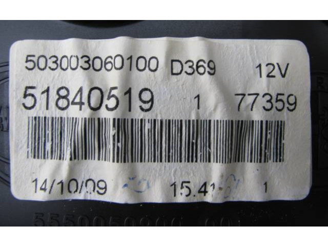 Přístrojová deska Fiat Punto Evo 2010 51840519, 503003060100