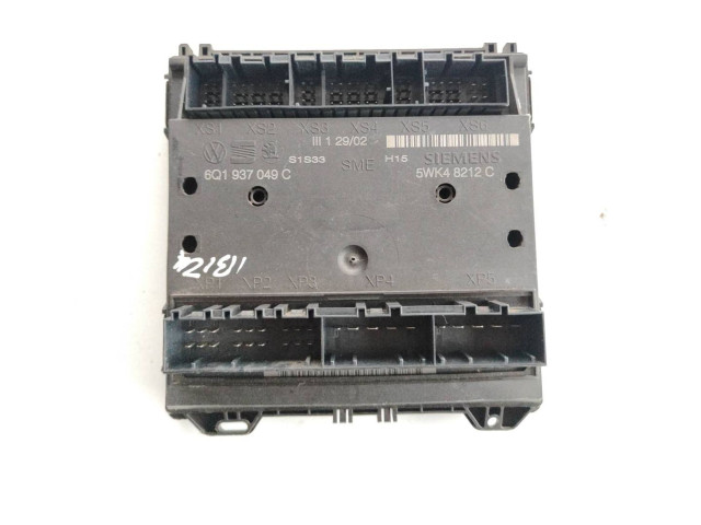 Блок комфорта 6Q1937049C, 5WK48212C   Skoda Fabia Mk1 (6Y)   