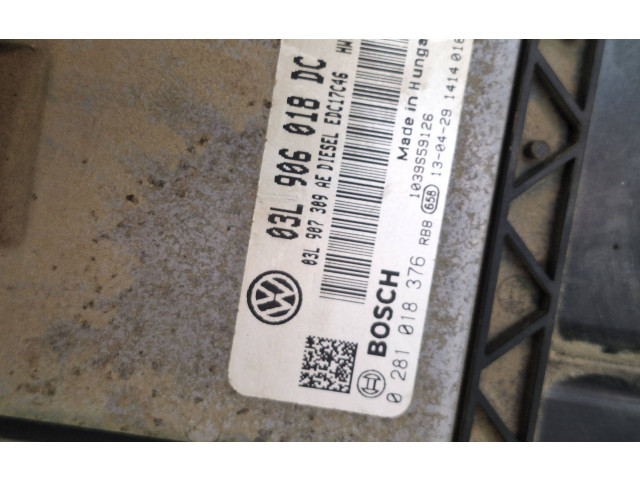 Řídící jednotka 03L906018DC, 03L907309AE Volkswagen Caddy 2013