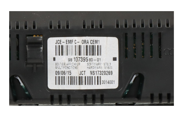 Дисплей 9801020080 Citroen DS3