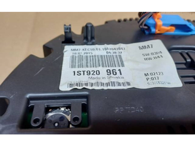 Спидометр (приборный щиток) 1ST920961, 1407042847 Skoda Citigo