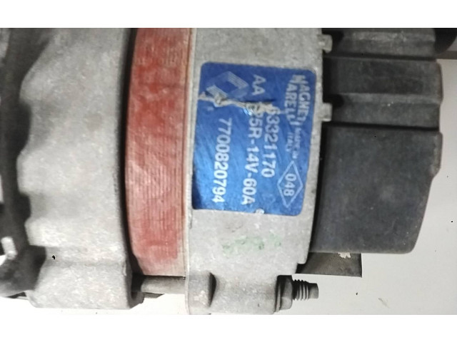 Генератор 7700820794, 63321170   Renault Twingo I      