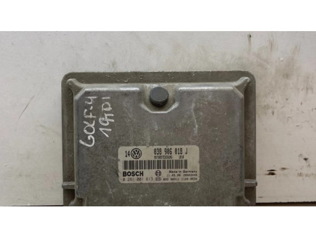 Блок управления двигателя 038906018J Volkswagen Golf IV