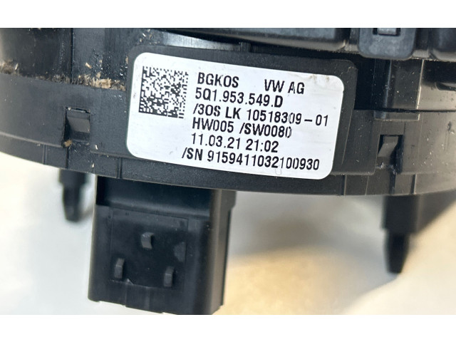 Полоса надувных подушек (кольцо srs) Audi Q3 F3 2018 - года 5Q1953549D, 10518309