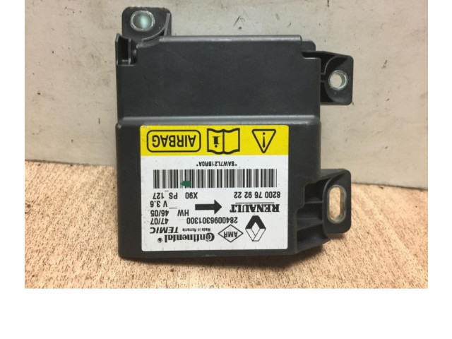 Блок подушек безопасности 8201163282, 8201163282   Dacia Logan I