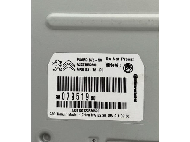 Дисплей 9807951980 Citroen C4 II Picasso