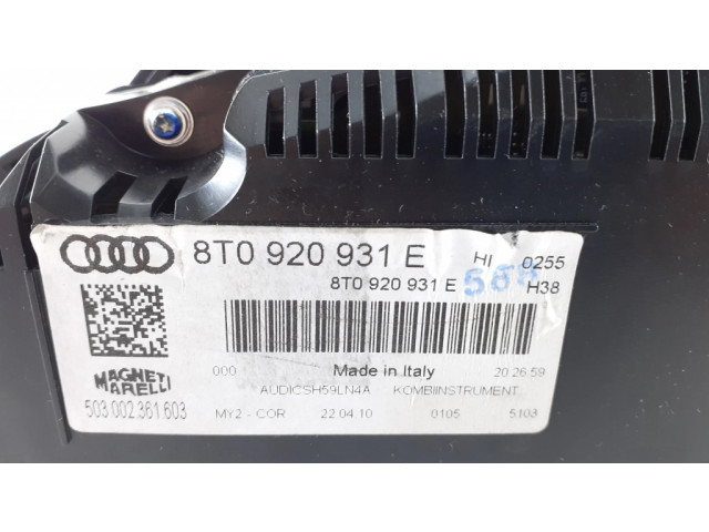 Přístrojová deska Audi S5 2010 8T0920931E