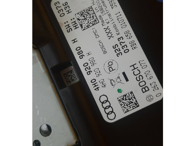 Přístrojová deska Audi A8 S8 D4 4H 2011 4H0920980H, 4H0920980H