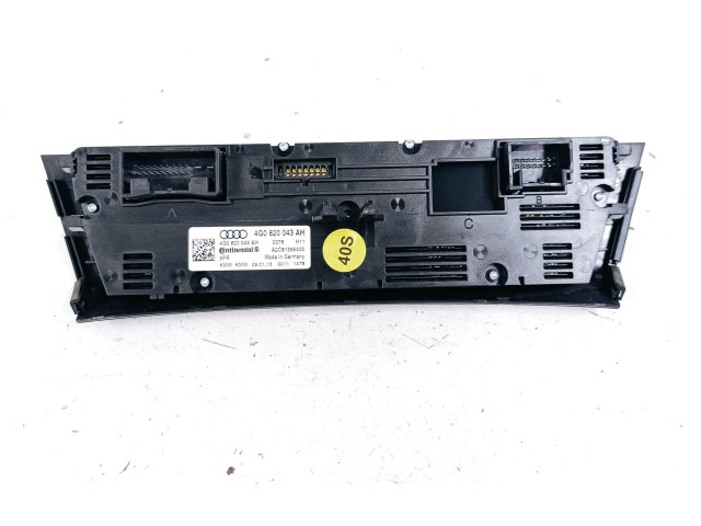 Блок управления климат-контролем 4G0820043AH, A2C81395400 Audi A6 S6 C7 4G