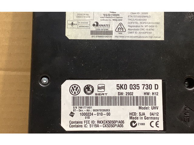 Модуль «Bluetooth» 5K0035730D   Volkswagen Sharan