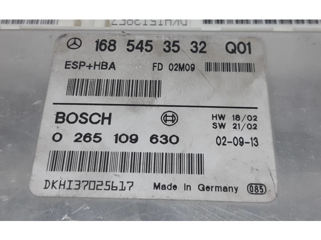 Блок управления АБС 1685453532   Mercedes-Benz A W168