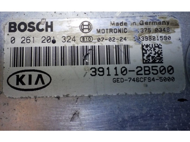 Блок управления двигателем Блок управления 391102B500, 0261201324   KIA Ceed