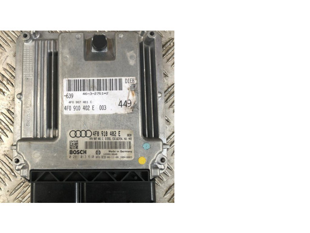 Řídící jednotka 4F0910402E, 0281013610   Audi A6 S6 C6 4F 2007