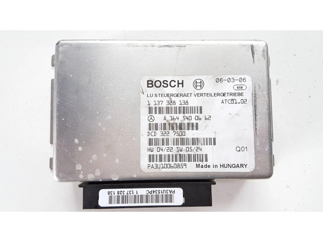 Блок управления коробкой передач A1645400662, 1137328138   Mercedes-Benz GL X164