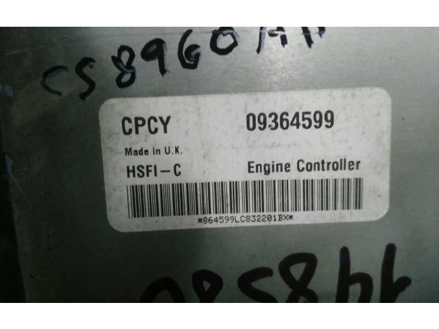 Блок управления 09364599, 0090047 Opel Vectra A