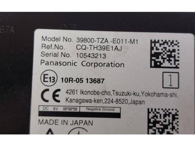 Блок комфорта 39800TZAE011, 39800TZAE011 Honda Jazz IV GR