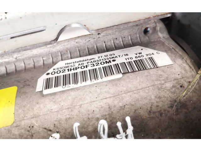 Подушка безопасности пассажира 1t0880204c, 1T0880204C Volkswagen Caddy