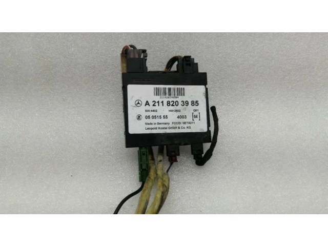 Блок управления A2118203985   Mercedes-Benz CLS AMG C219