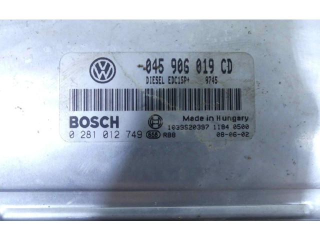 Блок управления двигателем Блок управления 045906019CD, IMPRK1252246 Skoda Fabia Mk2 (5J)