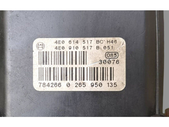 Jednotka ABS 0265950135, 4E0614517BC   Audi A8 S8 D3 4E 2007