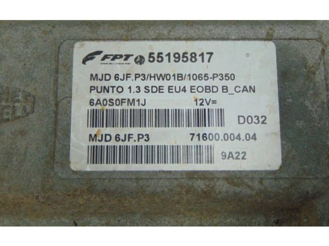 Řídící jednotka 55195817 Fiat Punto (188) 1999