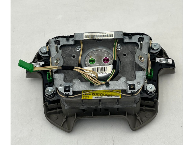 Подушка безопасности водителя 30754314, 601407700   Volvo V70