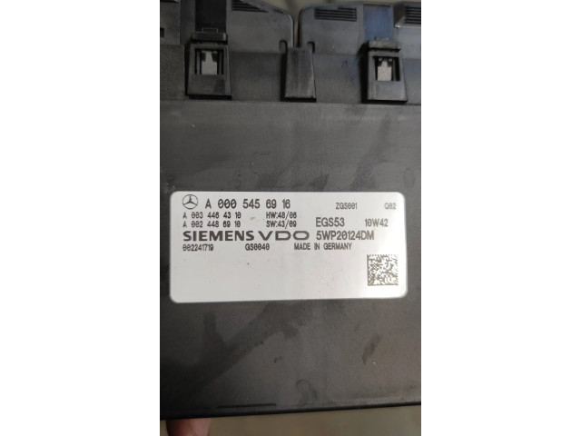 Блок управления коробкой передач A0005456916   Mercedes-Benz E W212