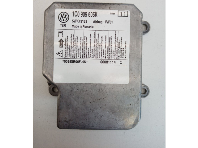Блок подушек безопасности 1C909605K, 5WK43125   Skoda Roomster (5J)