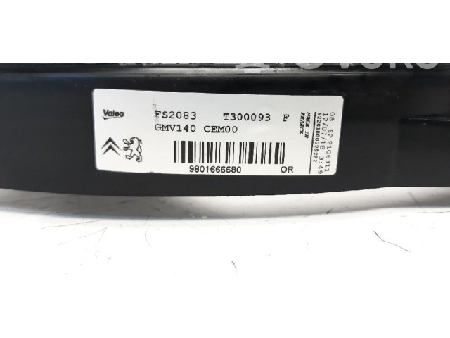 Вентилятор радиатора 9801666680, 47337 Peugeot 2008 I