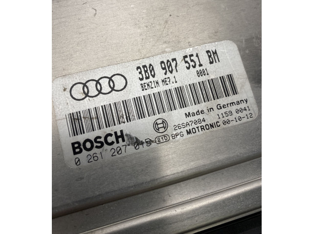 Блок управления двигателя 3B0907551BM, 0261207015   Audi A6 S6 C5 4B