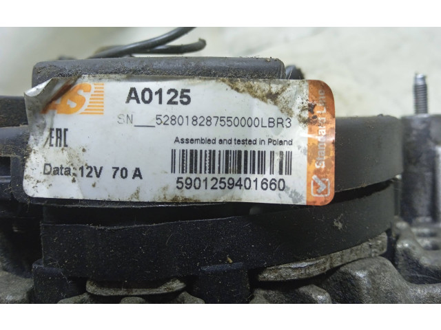 Генератор A0125, 5901259401660   Audi A3 S3 8L      