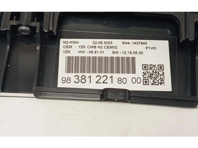 Панель приборов 9838122180   Opel Combo D       