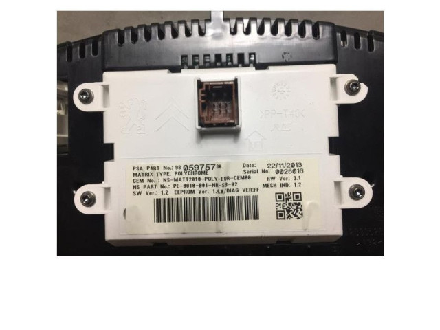 Панель приборов 9812834180, 9812834180 Citroen DS4