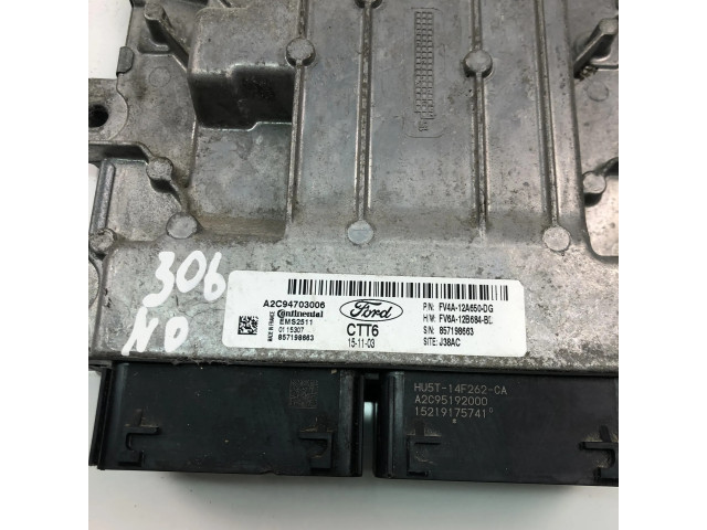 Блок управления двигателя FV4A12A650DG   Ford Focus