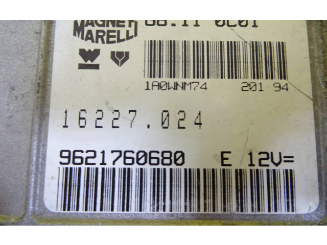 Блок управления двигателя 9621760680   Peugeot 106