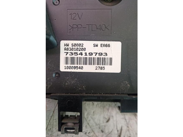 Блок управления климат-контролем 735416661, 199A2000 Fiat Grande Punto