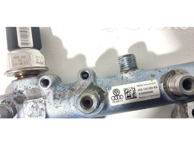 Топливная рампа 059130089BS, 05A906051 Audi A6 S6 C7 4G для двигателя CDUC