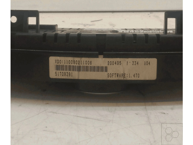 Спидометр (приборный щиток)     51709391    Lancia Ypsilon 