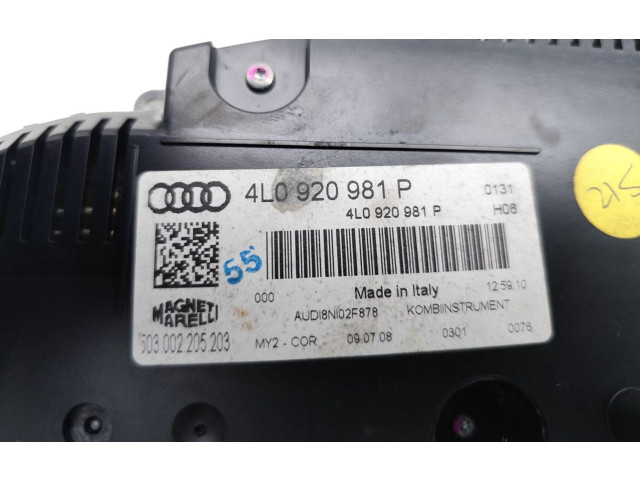 Přístrojová deska  Audi Q7 4L 2008 4L0920981P, 503.002.205.203  