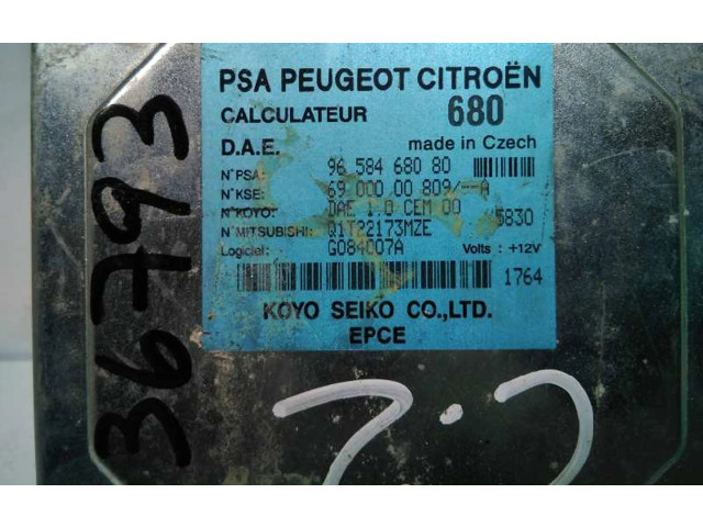 Блок управления 9658468080 Citroen C2