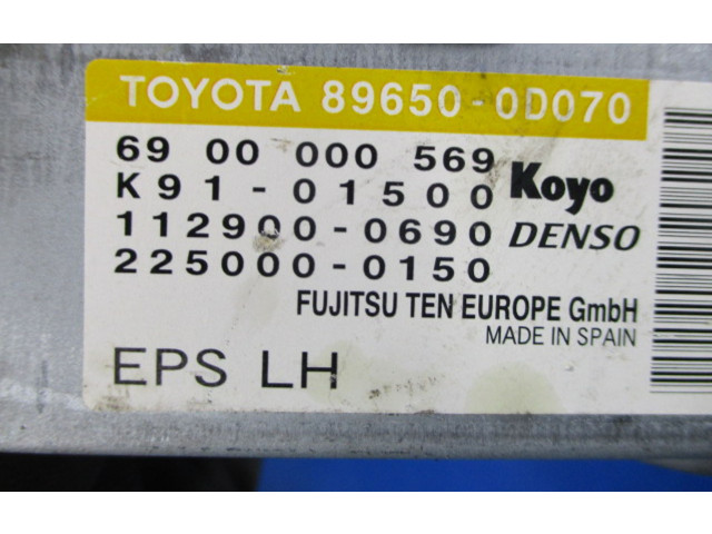 Рулевая рейка 452000D032, 452000D032 Toyota Yaris Verso 1999 - 2005 года
