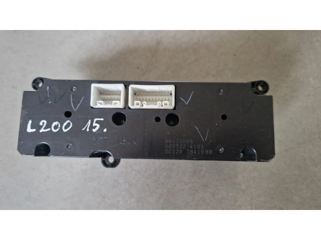 Блок управления климат-контролем MN123598 Mitsubishi L200