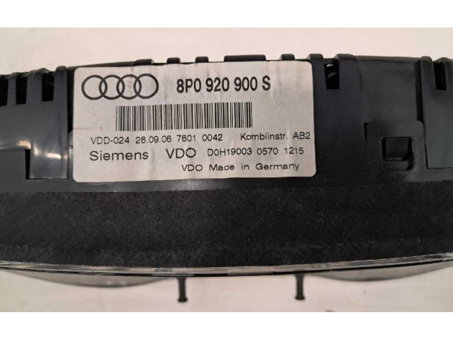 Панель приборов 8P0920900S Audi A3 S3 8P