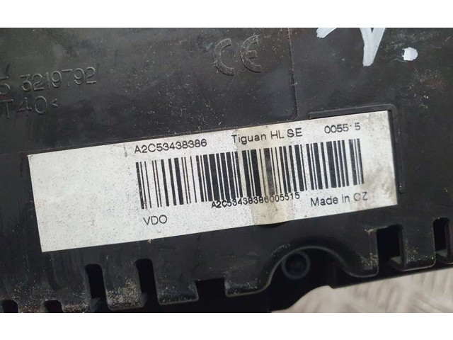 Přístrojová deska Volkswagen Tiguan 2008 5N0920872C