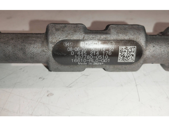 Топливная рампа 0445214176, 16610JJ000   Honda Accord  