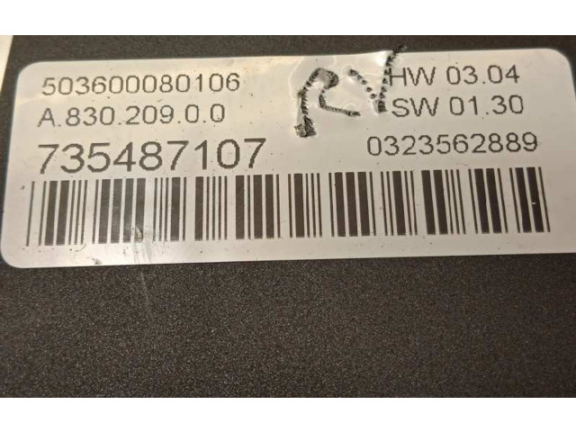 Блок управления климат-контролем 735487107 Lancia Delta III