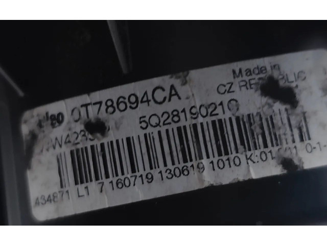 Вентилятор печки    5Q2819021, 0T78694CA   Audi A3 S3 8V