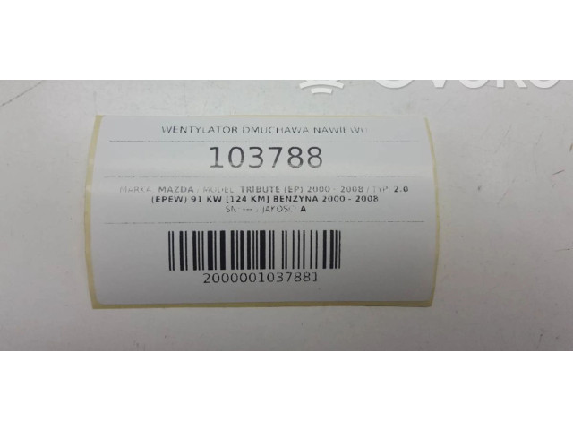 Vstřikovací čerpadlo Mazda Tribute