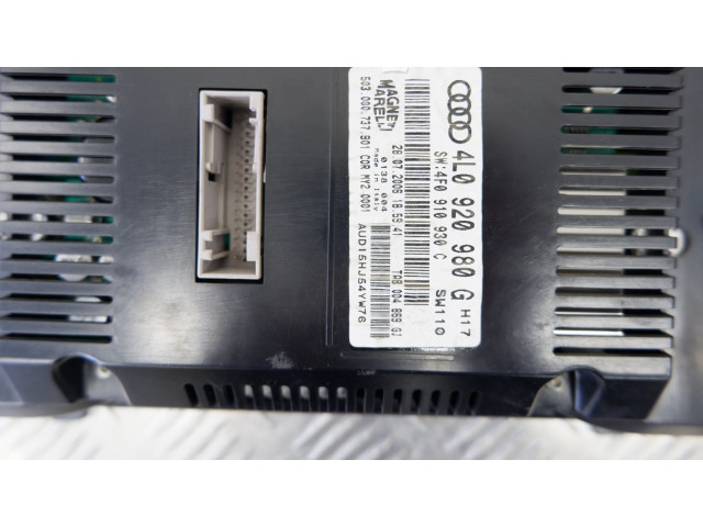 Přístrojová deska  Audi Q7 4L 2008 4L0920980G, 4L0910930C  