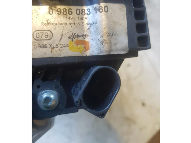 Генератор 0986083160   Volkswagen PASSAT B8      